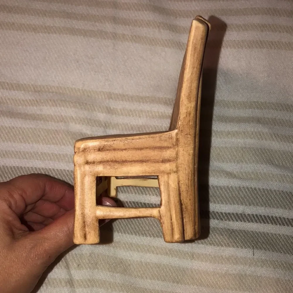 Handmade Ceramic Bench Candle Holder Decor - Picture 4 of 6